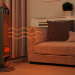 Action Flame Tower Heater Sinji met vlameffect ventilatorkachel