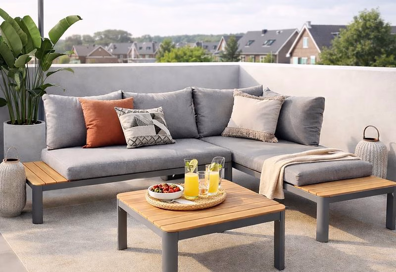 Modulaire loungeset 3-delig – grijs Action Review De Beste Kopen