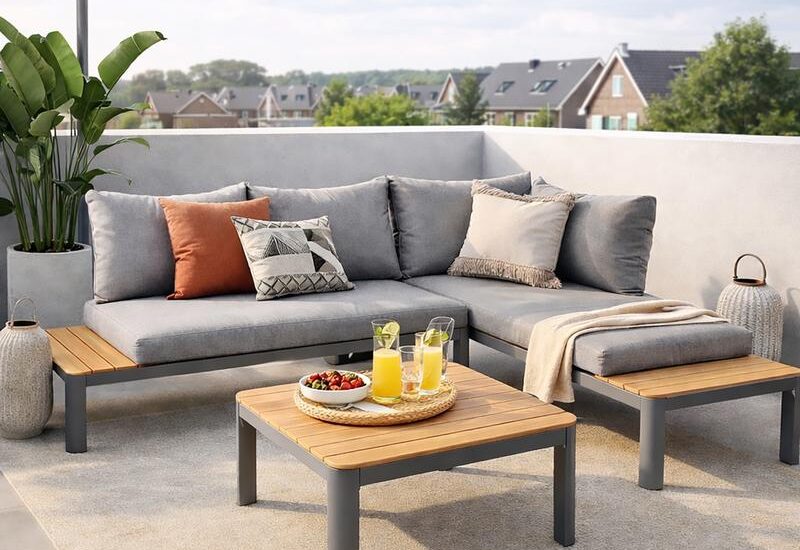 Modulaire loungeset 3-delig – grijs Action Review De Beste Kopen