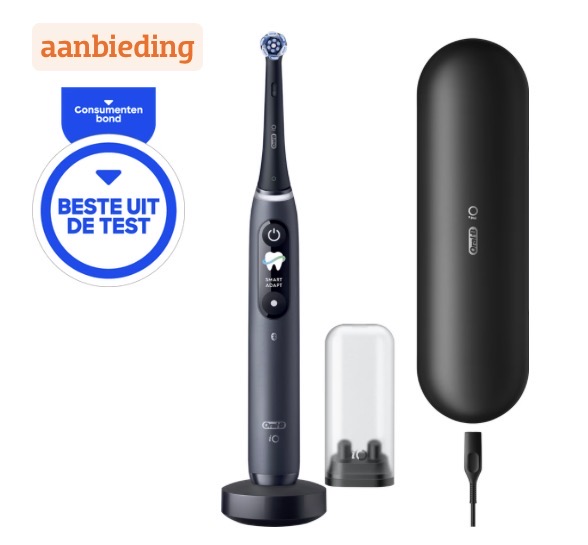 Oral-B iO 9N Zwart met extra opzetborstel