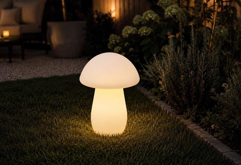 Paddenstoel solarlamp Action review - solar paddenstoellamp voor in de tuin