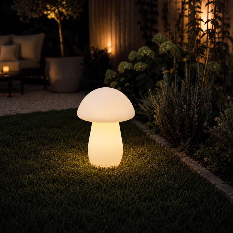 Paddenstoel solarlamp Action review - solar paddenstoellamp voor in de tuin