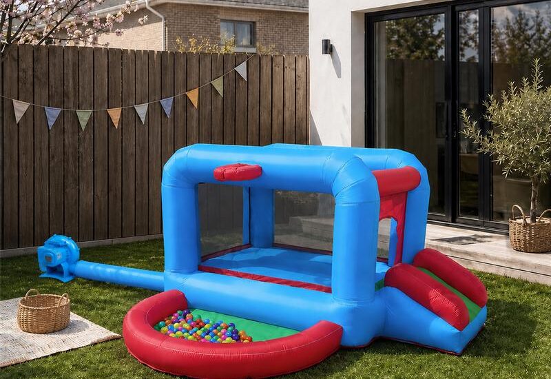 Springkussen inclusief pomp en ballenbak multicolor Action Review De Beste Kopen