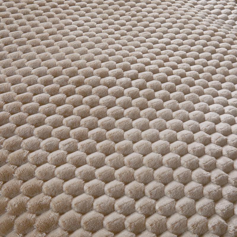 Teddy Hexagon dekbedovertrek Taupe 140 x 200 cm Action review De Beste Kopen