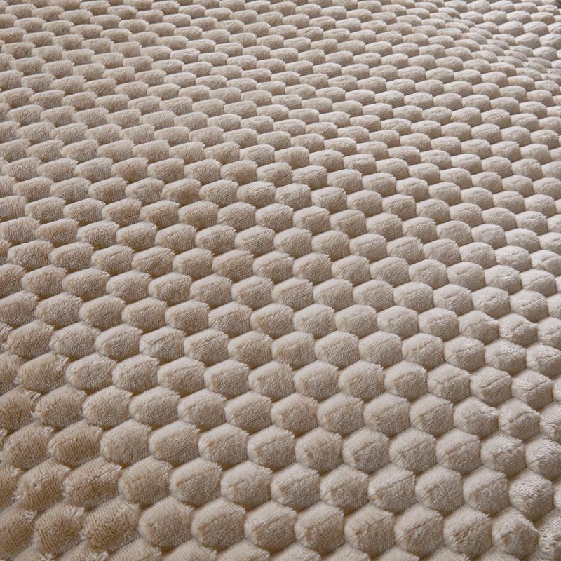 Teddy Hexagon dekbedovertrek Taupe 200 x 220 cm Action review De Beste Kopen