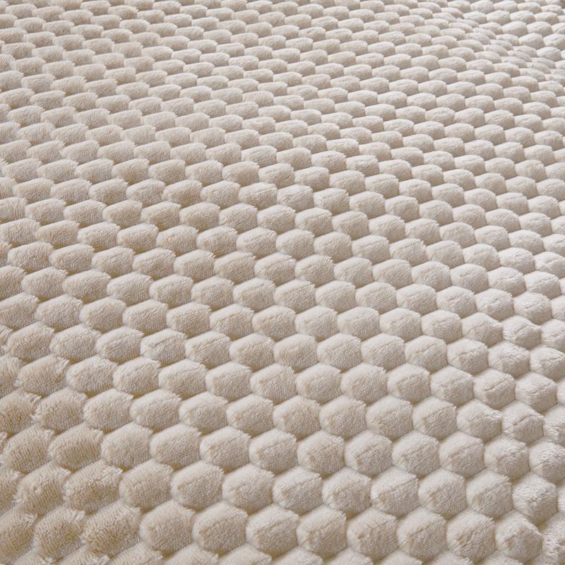 Teddy Hexagon dekbedovertrek Crème-wit 140 x 200 cm Action review De Beste Kopen