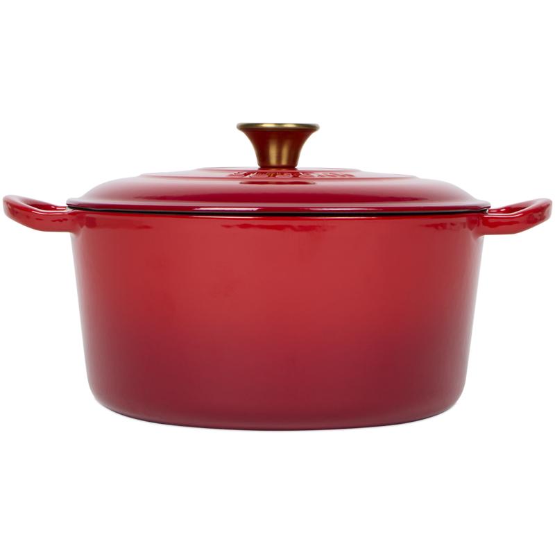 Gietijzeren braadpan rood Action review De Beste Kopen