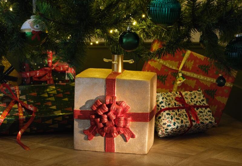 Kerstboomstandaard cadeau champagnekleur Action review De Beste Kopen