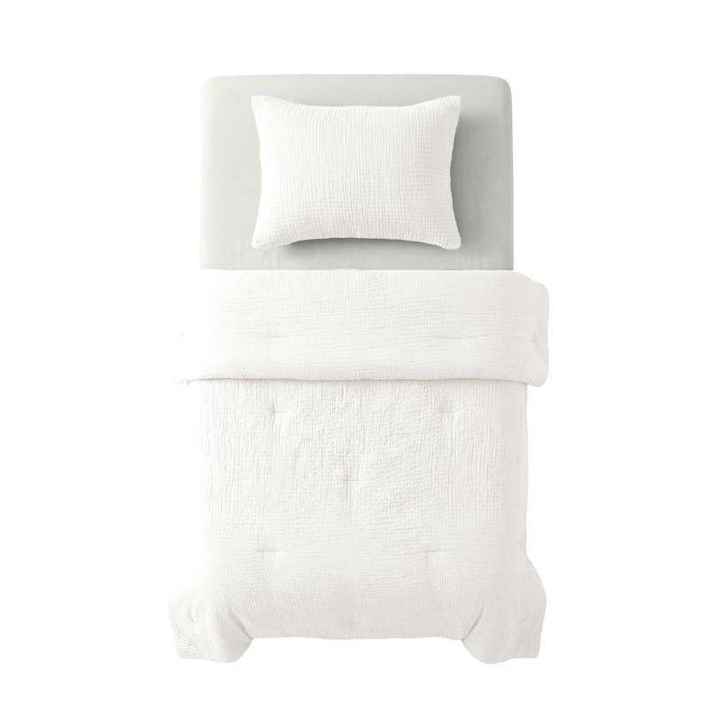 Lazy all-in-one dekbed mousseline crème-wit Action Review De Beste Kopen