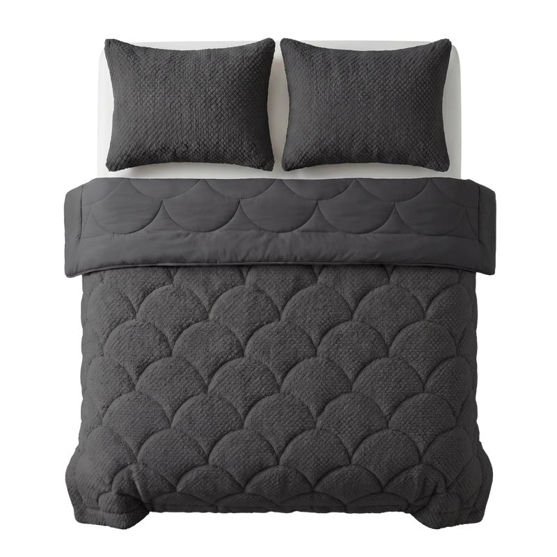 Lazy all-in-one dekbed Teddy fur antraciet Action Review De Beste Kopen
