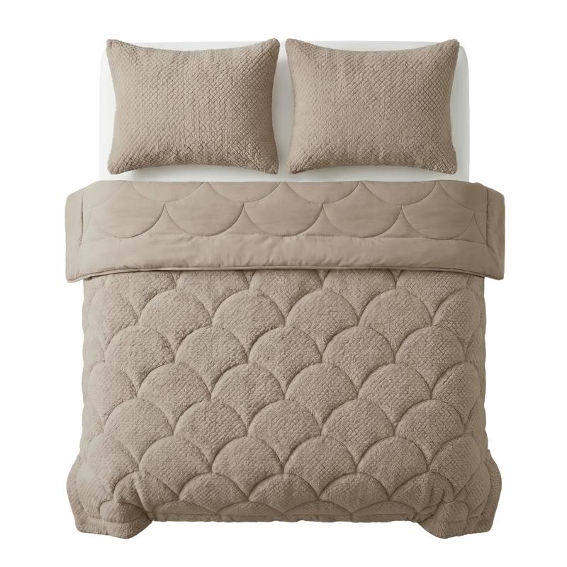 Lazy all-in-one dekbed Teddy fur taupe Action Review De Beste Kopen