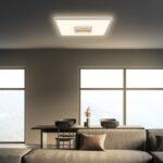 Vierkante LED plafondlamp met tunneleffect chroom Action review De Beste Kopen