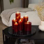 Luxe set ledkaarsen 7-delig rood Action Review De Beste Kopen