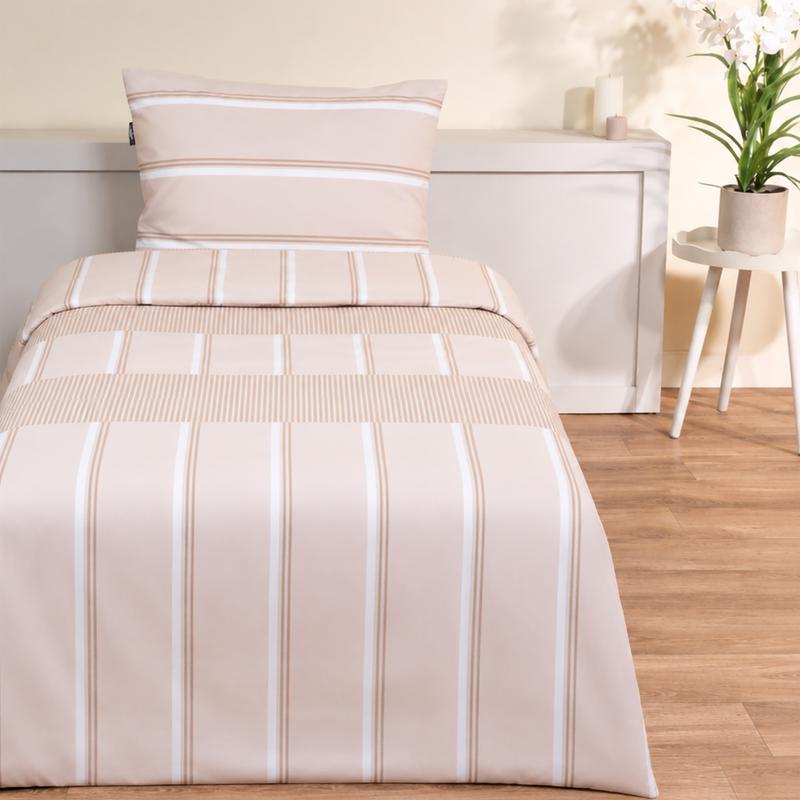 Mexx dekbedovertrek beige 140 x 200 cm Action review De Beste Kopen