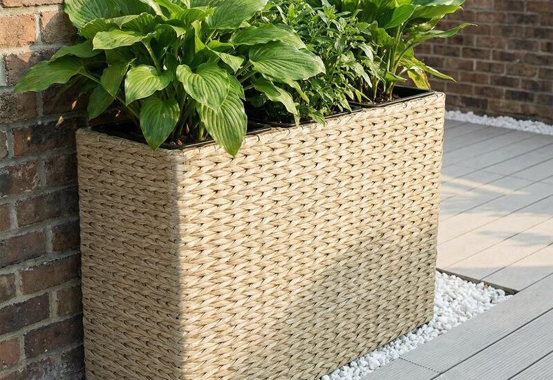 Rattan plantenbak 3-in-1 lichtbruin Action review De Beste Kopen