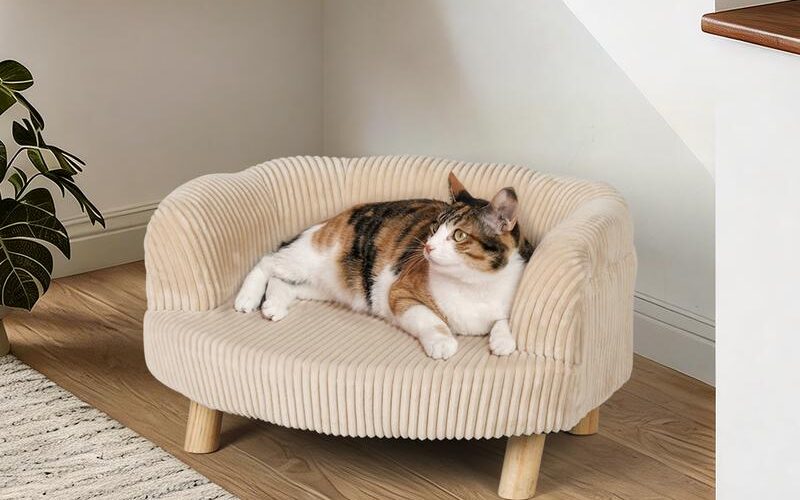 Teddy rib huisdierenfauteuil taupe Action Review De Beste Kopen