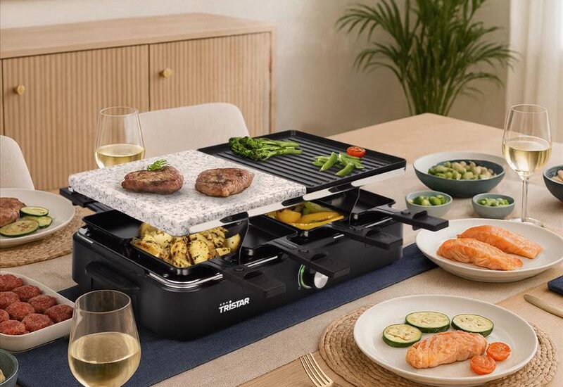 Tristar raclette en gourmetset met steengrill Action Review De Beste Kopen