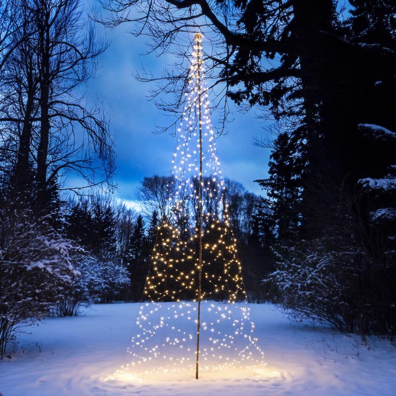 Kerstlichtboom op paal - voor buiten Action Review De Beste Kopen