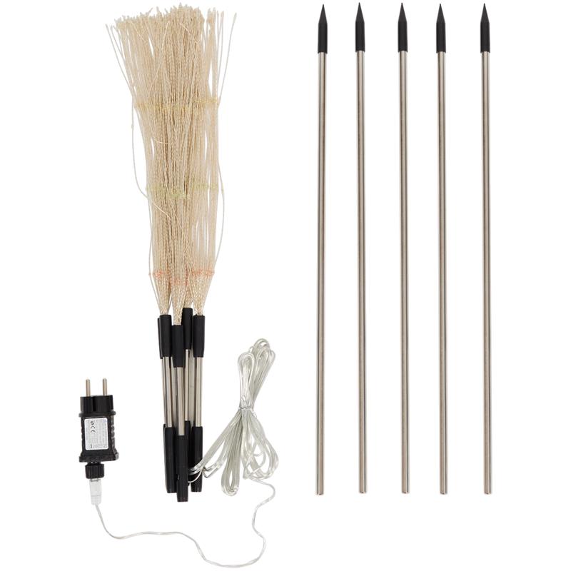 Tuinstekers kerstverlichting met buigbare takken - 5 stuks Action Review De Beste Kopen