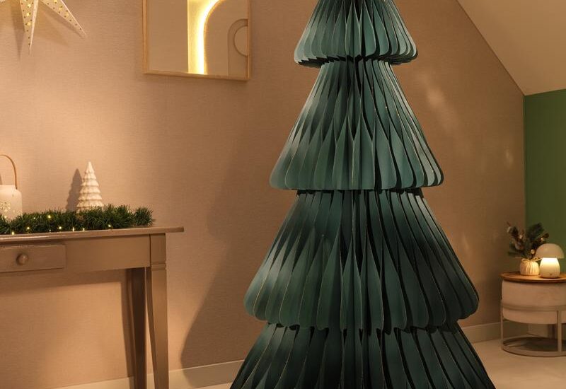 Papieren kerstboom XL groen Action review De Beste Kopen