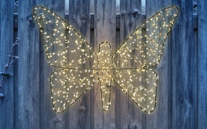 XL vlinder met kerstverlichting voor buiten Action review De Beste Kopen
