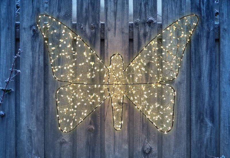 XL vlinder met kerstverlichting voor buiten Action review De Beste Kopen